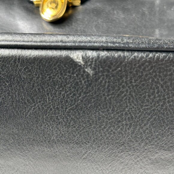 NEW Black Genuine Leather Shoulder Bag - Picture 9 of 12